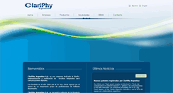 Desktop Screenshot of clariphy.com.ar